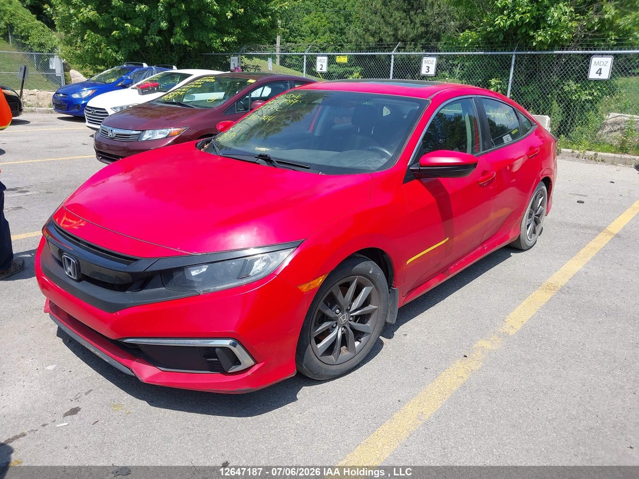 2021 HONDA CIVIC EX thumbnail 3