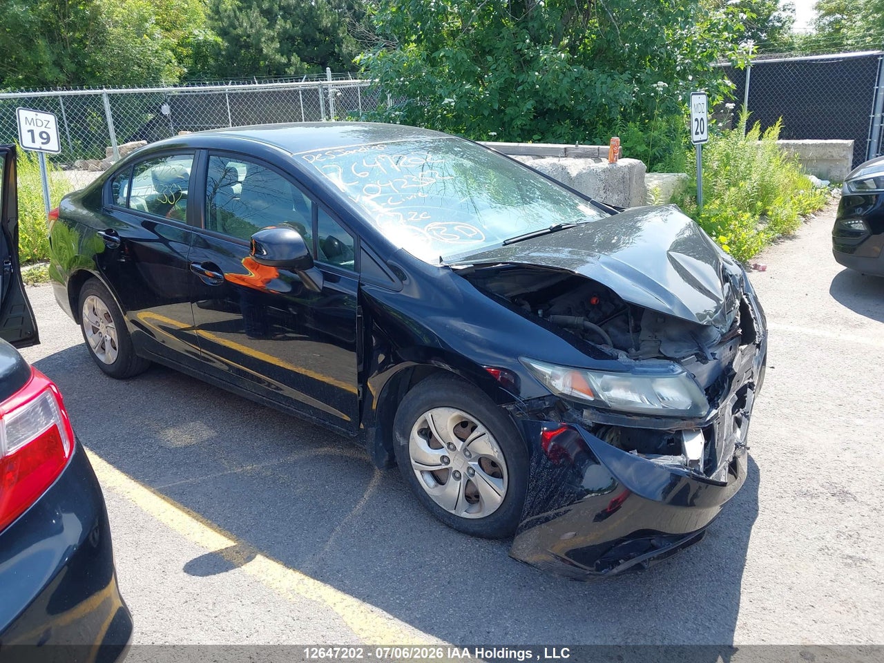 2013 HONDA CIVIC LX thumbnail 2