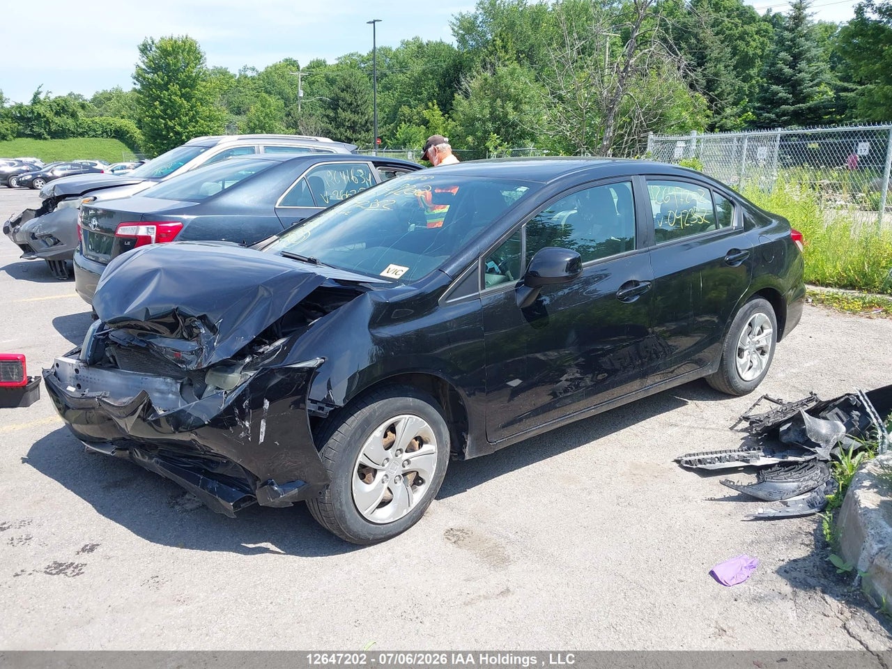 2013 HONDA CIVIC LX thumbnail 3