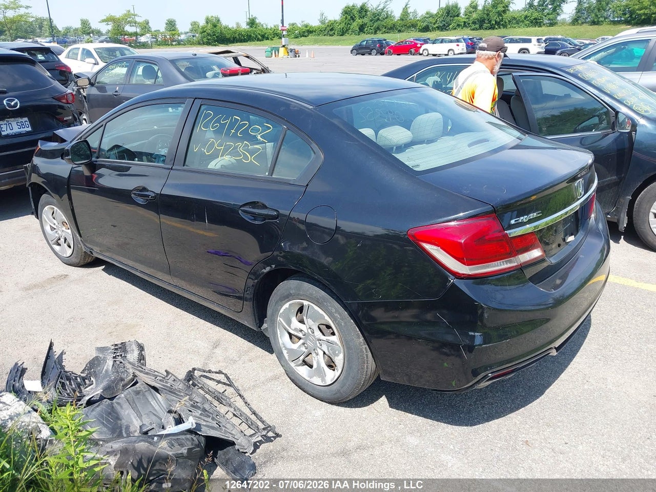 2013 HONDA CIVIC LX thumbnail 4