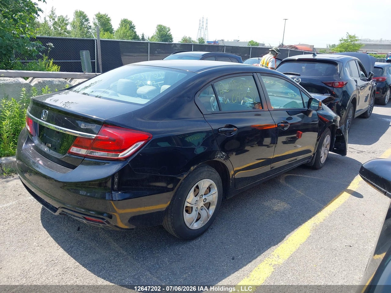 2013 HONDA CIVIC LX thumbnail 5