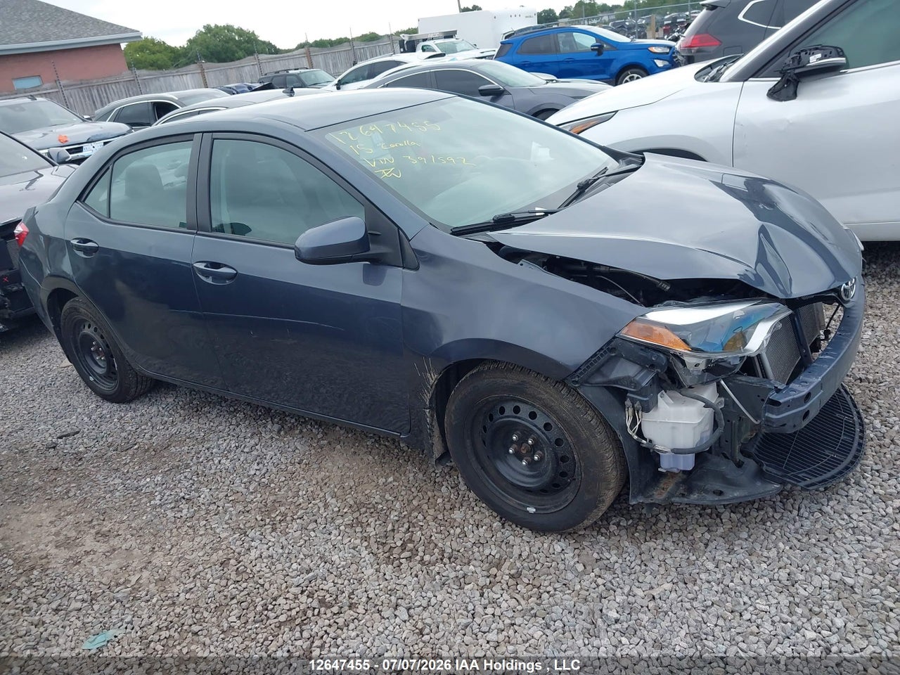 2015 TOYOTA COROLLA L/LE/LE PLS/PRM/S/S PLS thumbnail 2