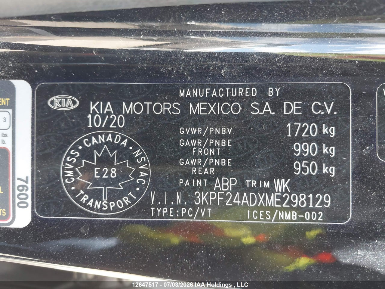 2021 KIA FORTE LX thumbnail 10