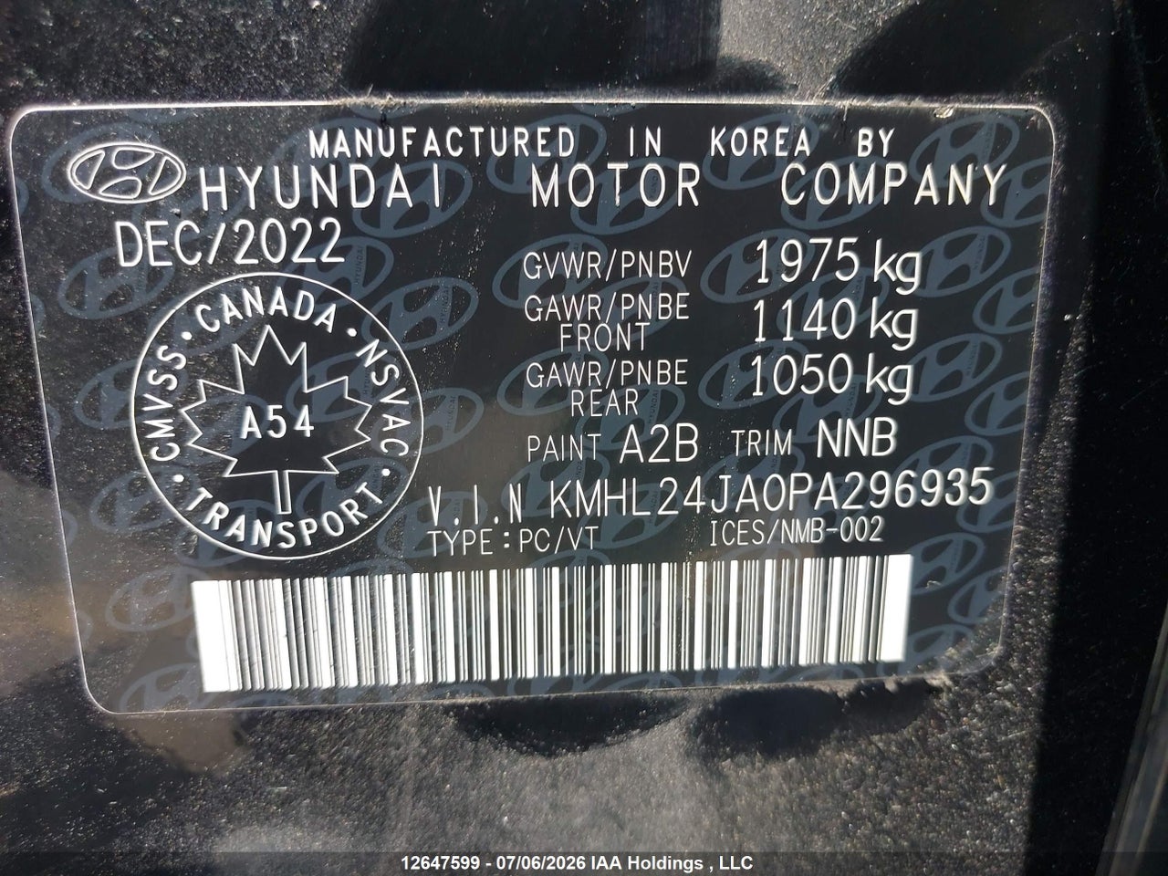 2023 HYUNDAI SONATA PREFERRED thumbnail 10