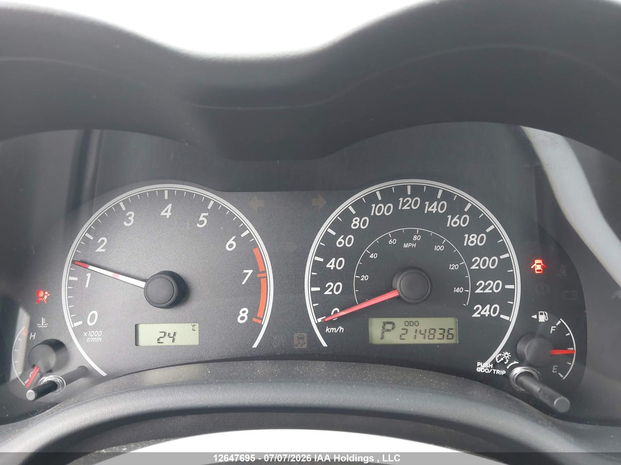 2010 TOYOTA COROLLA S thumbnail 8