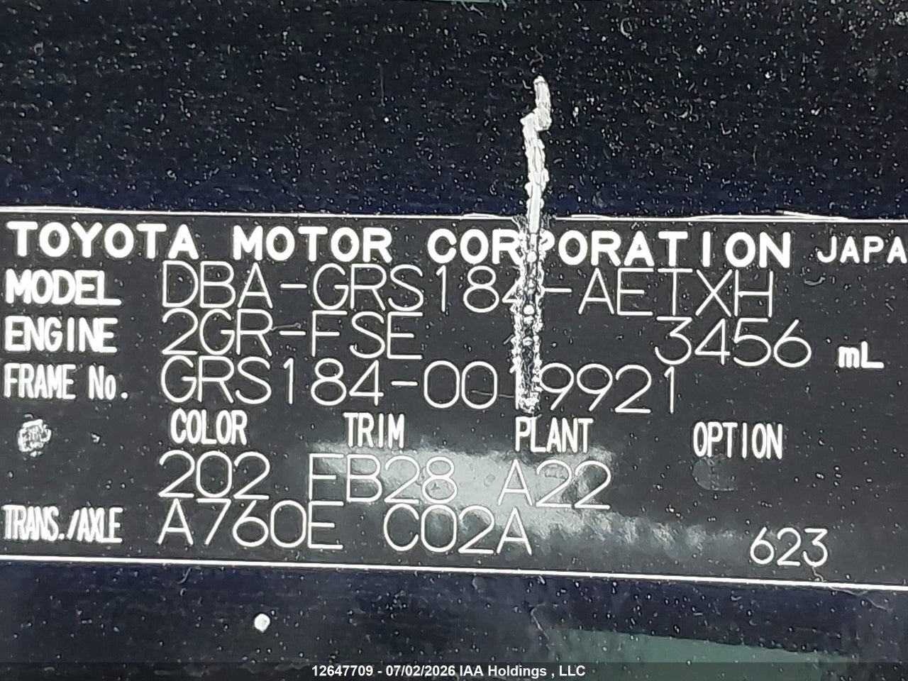 2007 TOYOTA CROWN thumbnail 10
