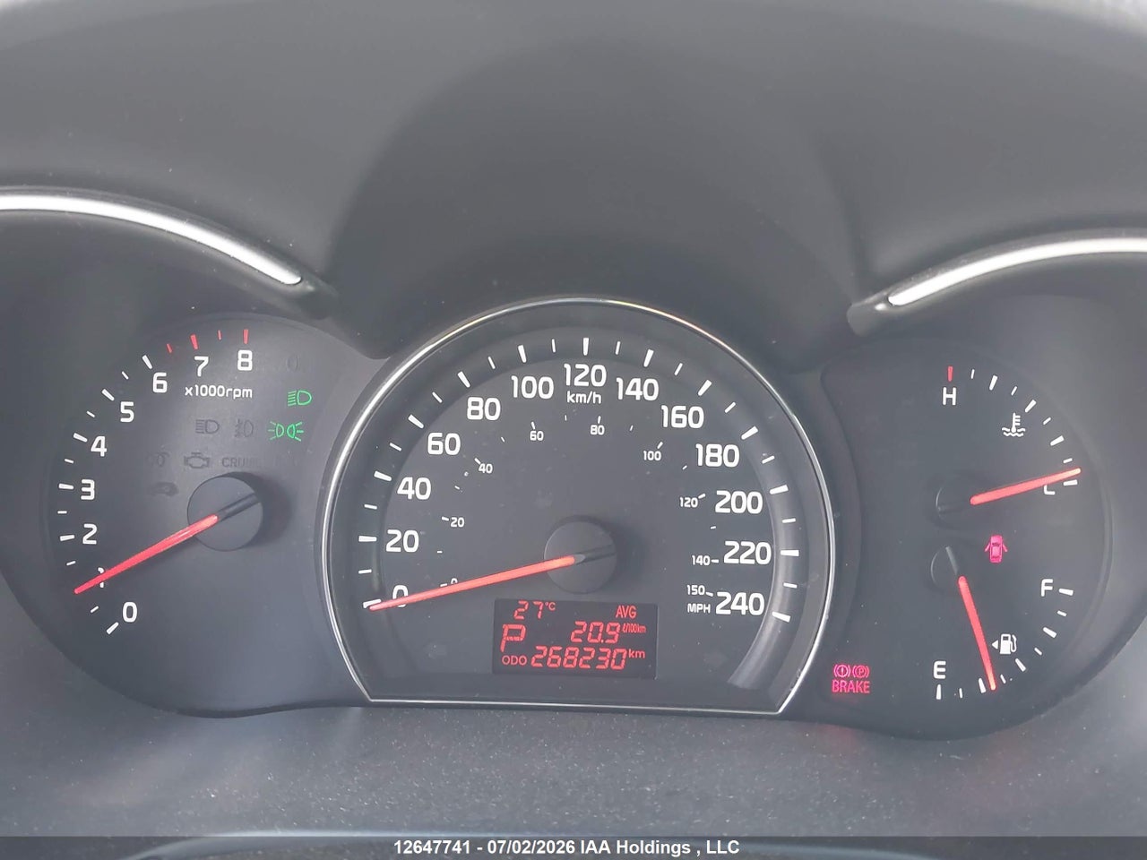 2015 KIA SORENTO EX V6 thumbnail 8