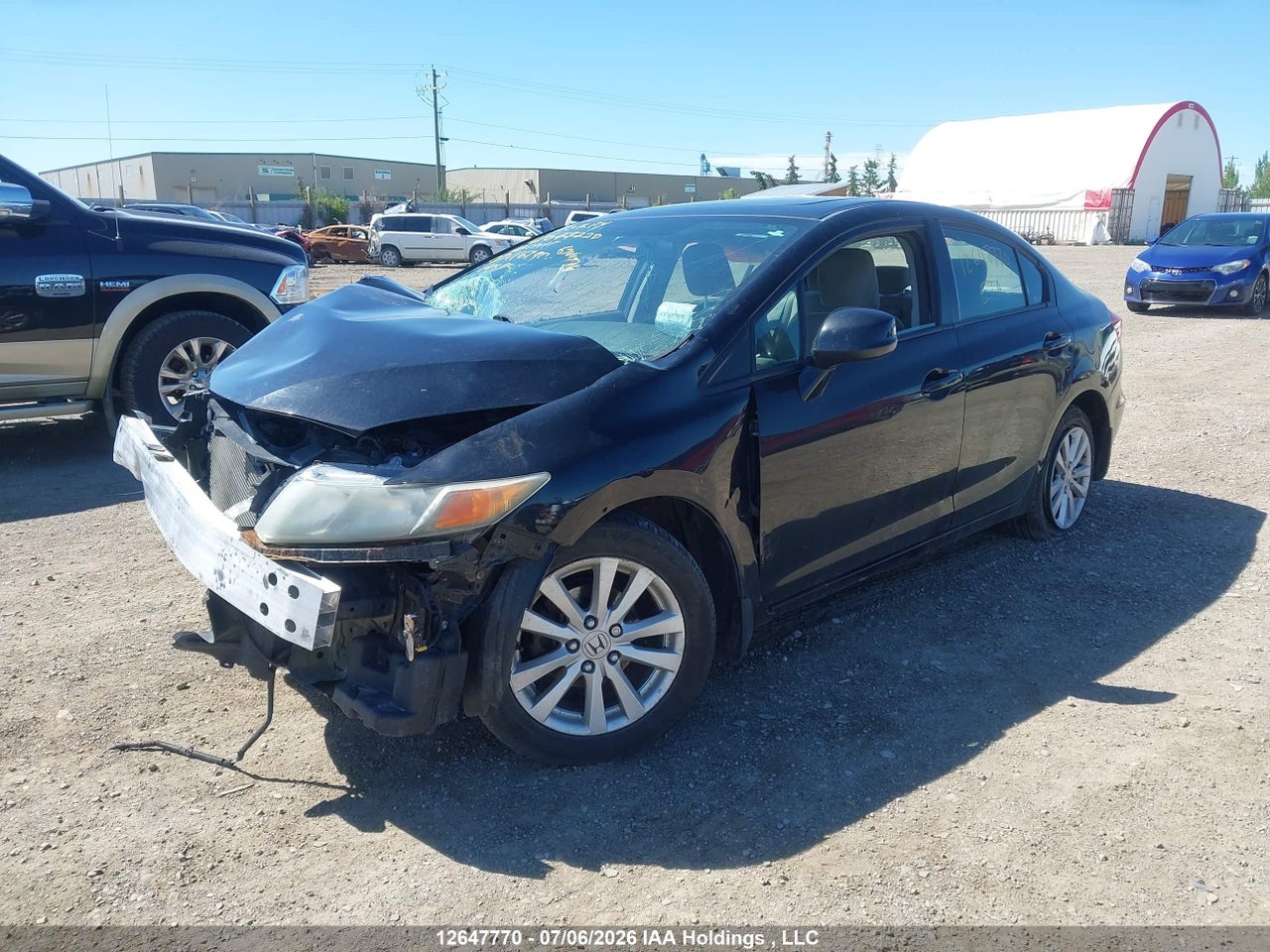 2012 HONDA CIVIC EX 4DR thumbnail 3