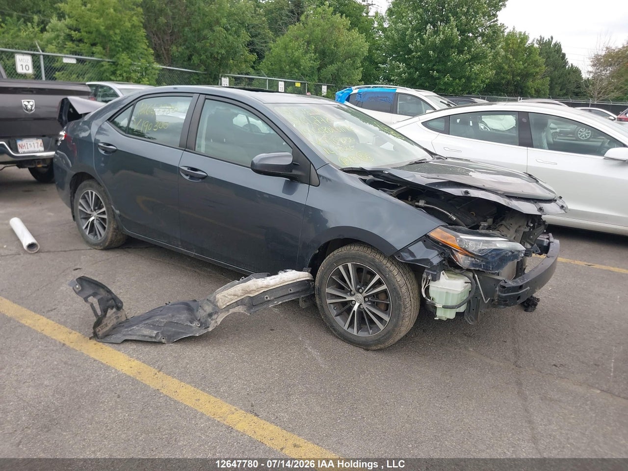 2019 TOYOTA COROLLA LE thumbnail 2