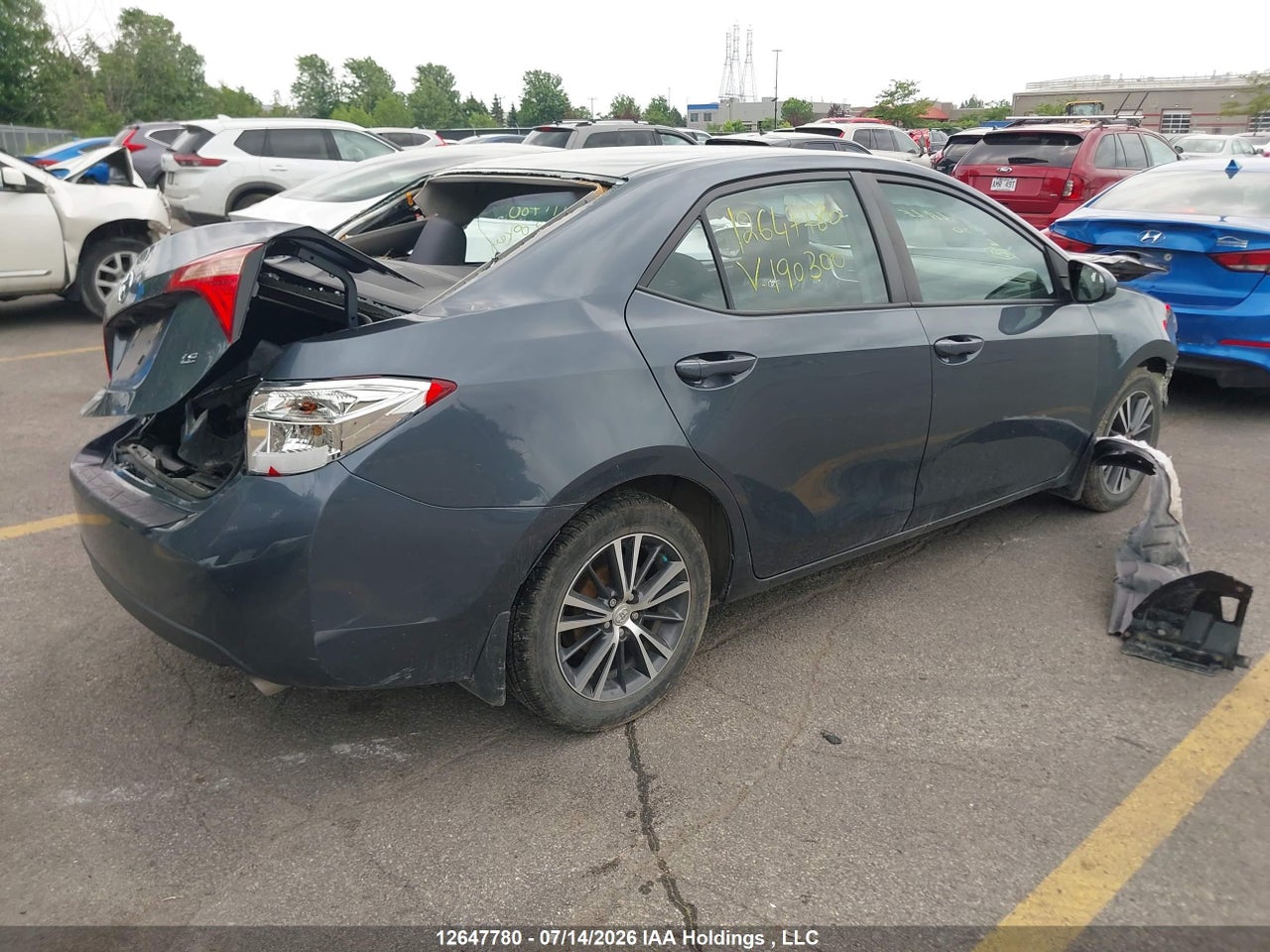 2019 TOYOTA COROLLA LE thumbnail 5