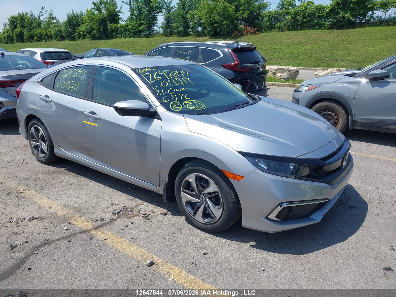 2021 HONDA CIVIC LX thumbnail 2
