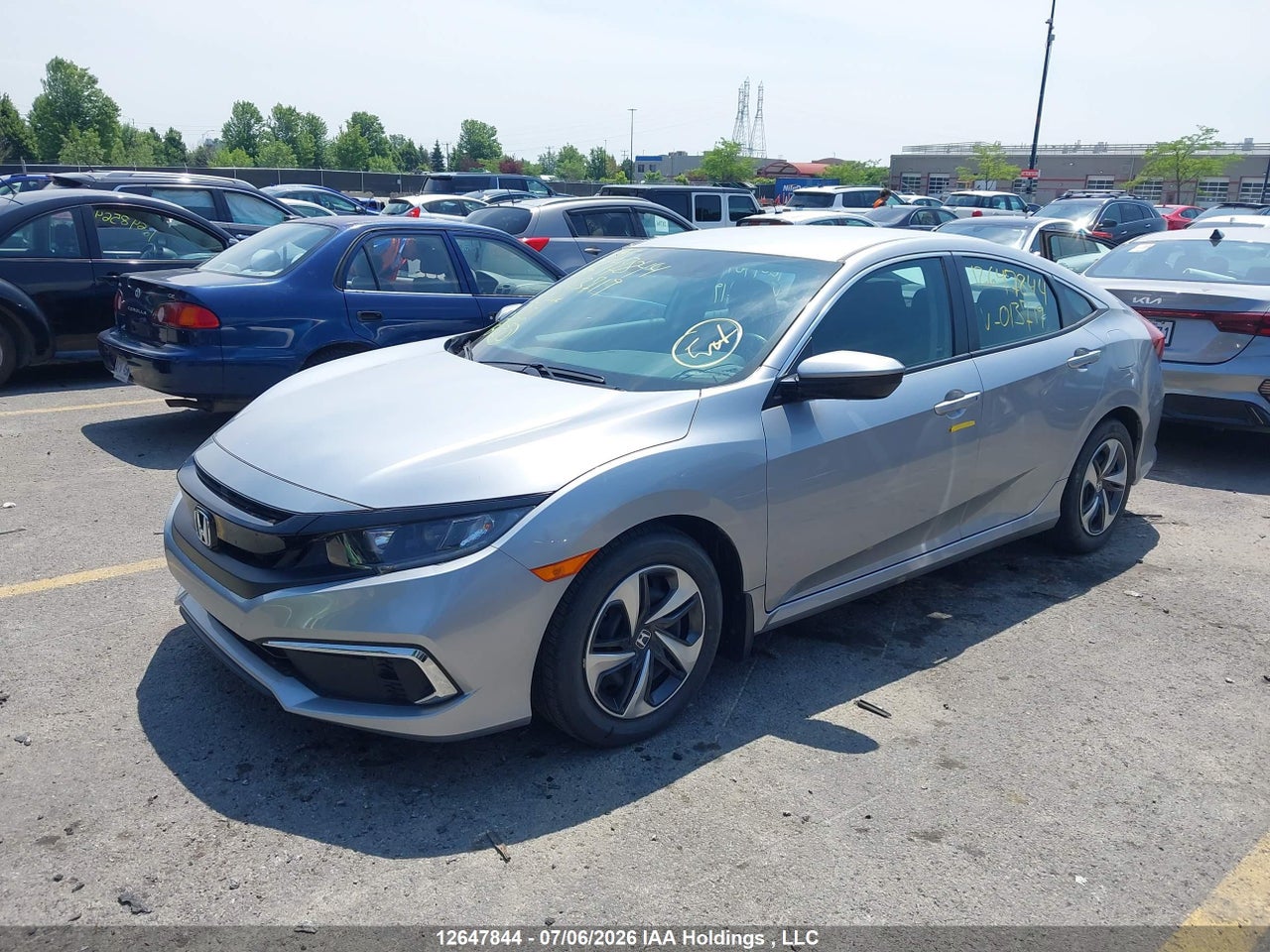 2021 HONDA CIVIC LX thumbnail 3