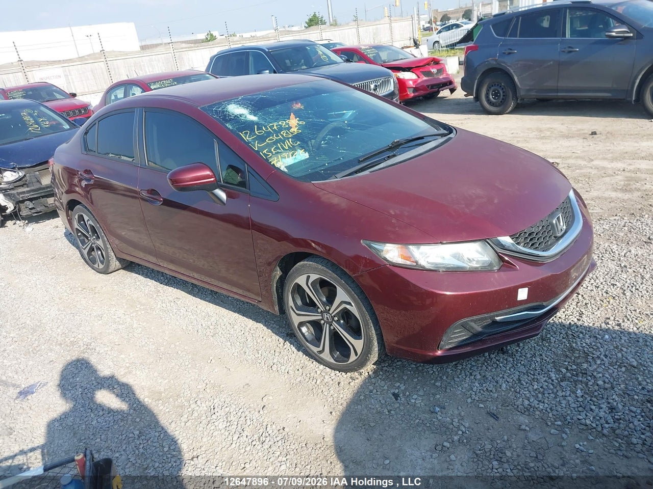 2015 HONDA CIVIC LX thumbnail 2