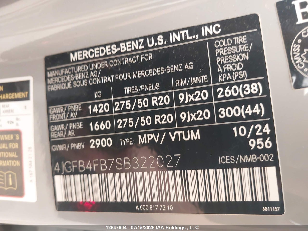 2025 MERCEDES BENZ GLE 350 4MATIC thumbnail 10