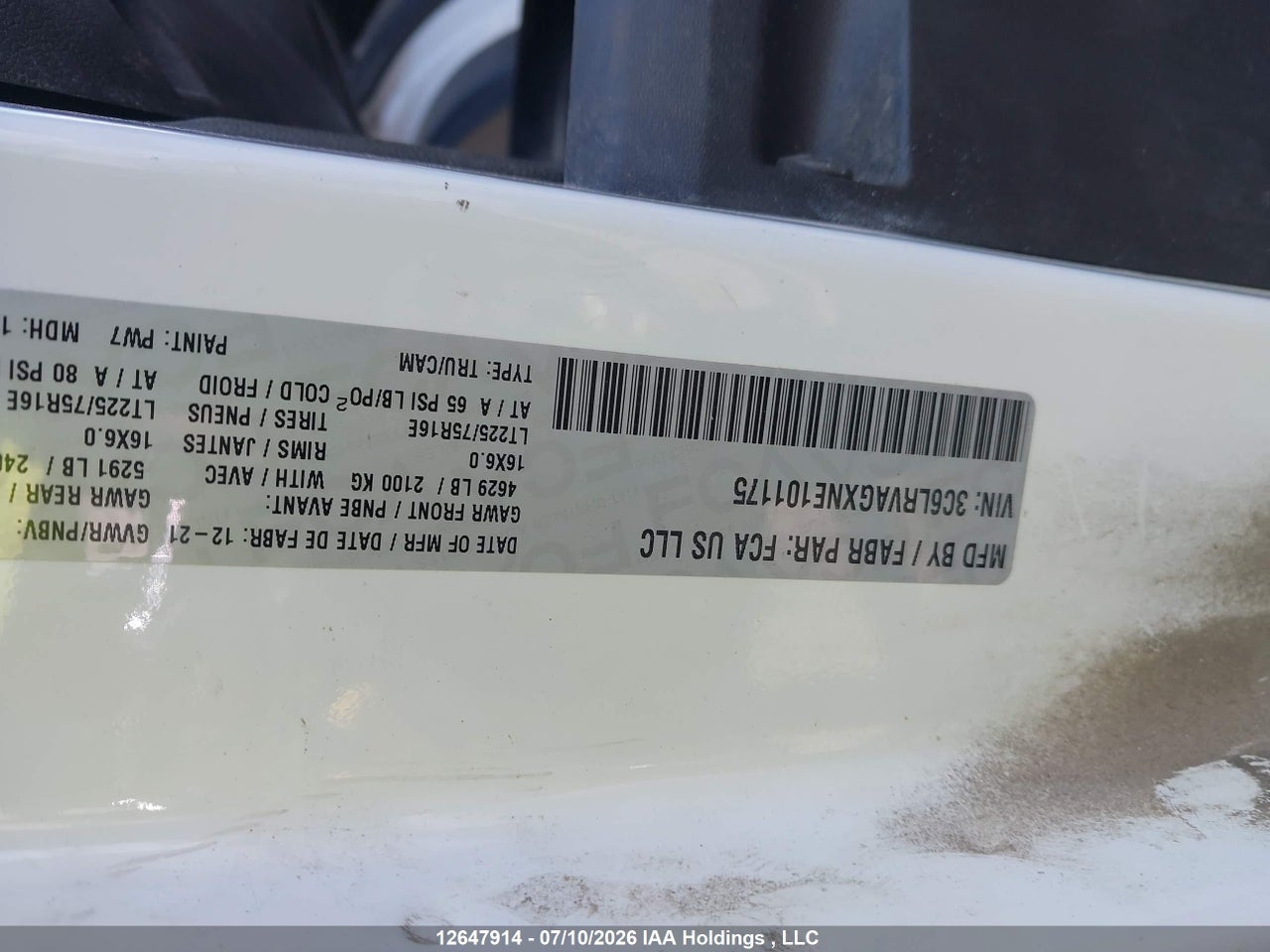 2022 RAM PROMASTER 1500 1500 STANDARD thumbnail 10