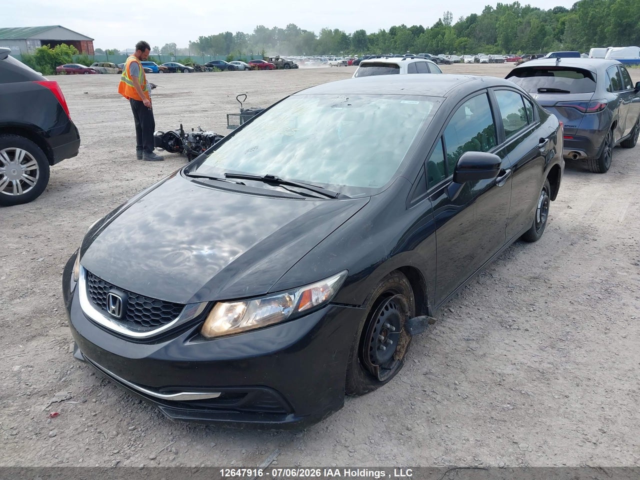 2015 HONDA CIVIC LX thumbnail 3