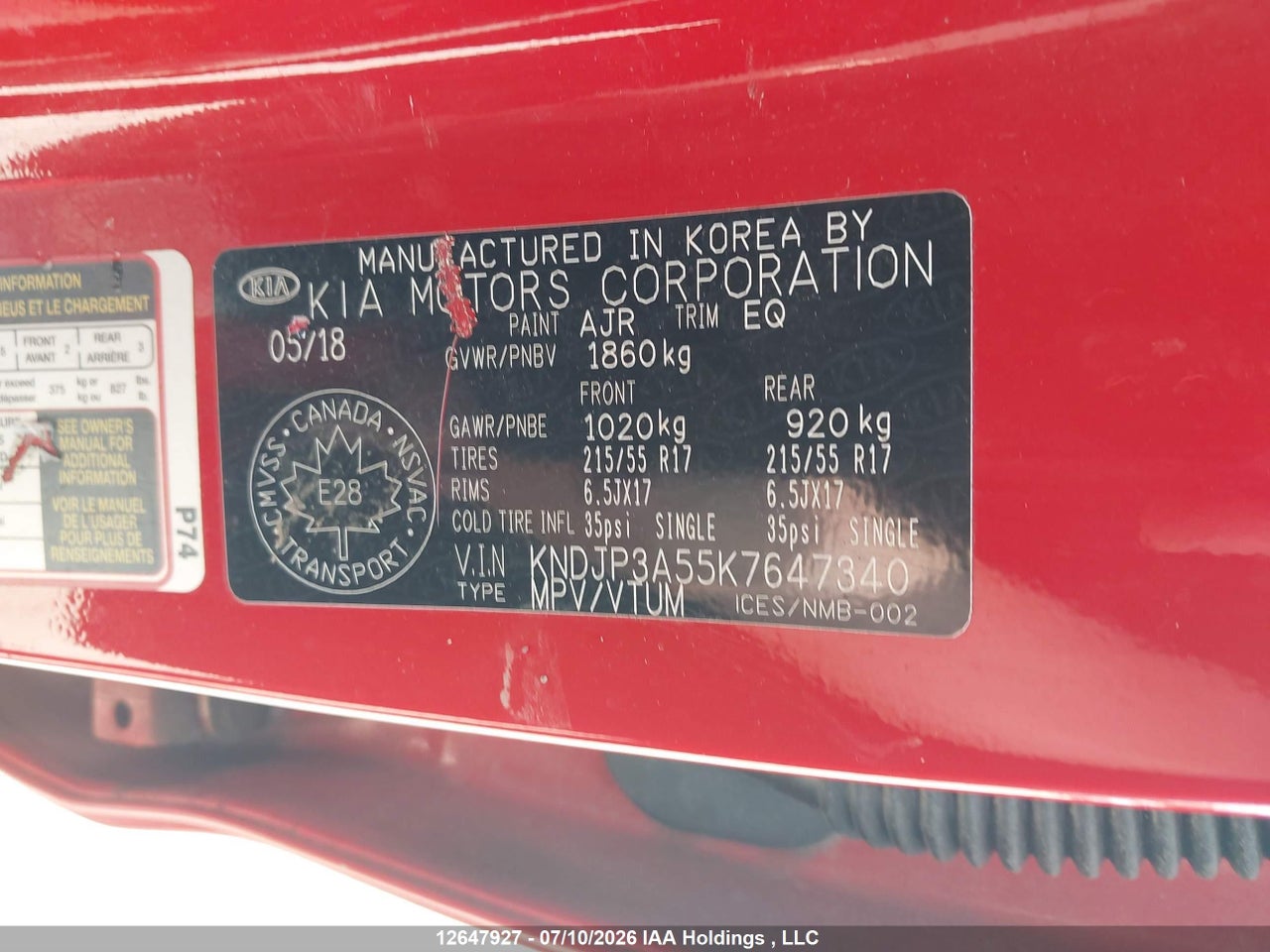 2019 KIA SOUL + thumbnail 10