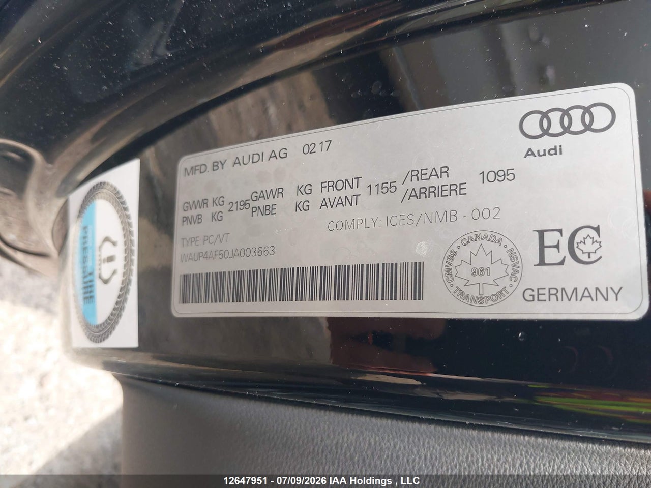 2018 AUDI S5 thumbnail 10
