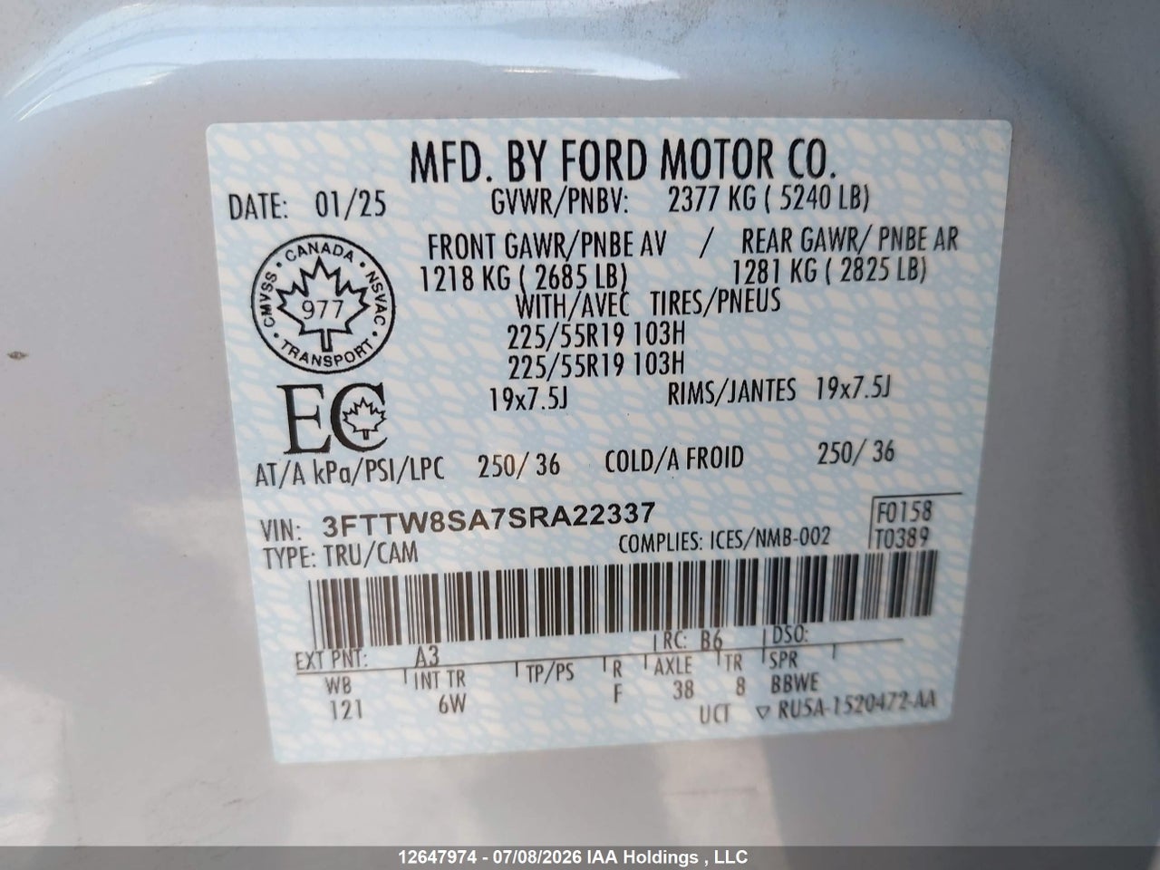 2025 FORD MAVERICK LARIAT thumbnail 10
