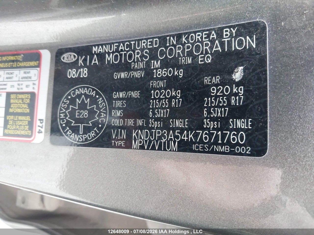 2019 KIA SOUL EX/EX PREMIUM/EX TECH/EX+ thumbnail 10