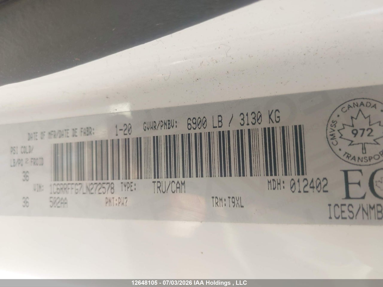 2020 RAM 1500 BIG HORN thumbnail 10