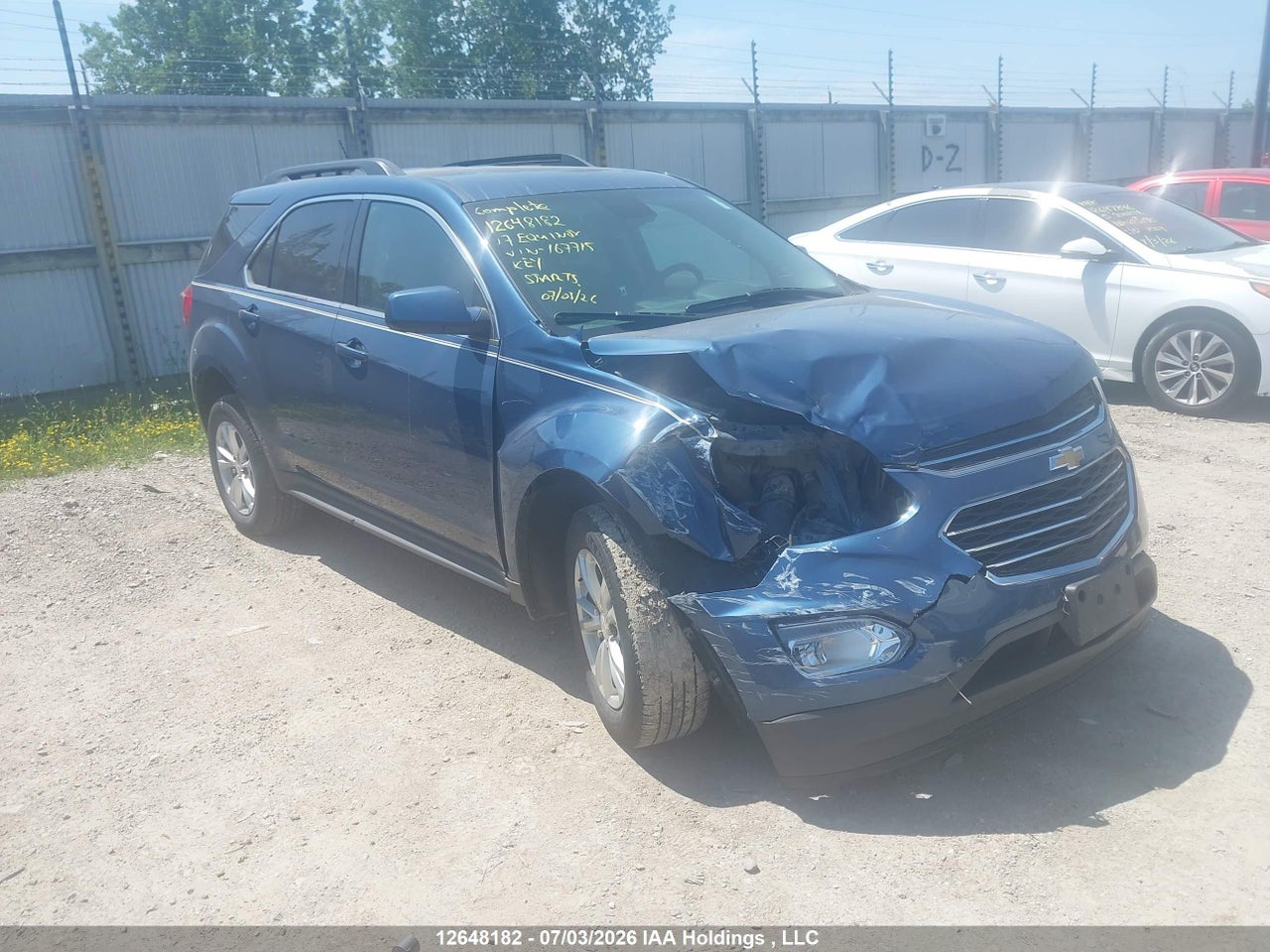 2017 CHEVROLET EQUINOX LT thumbnail 2