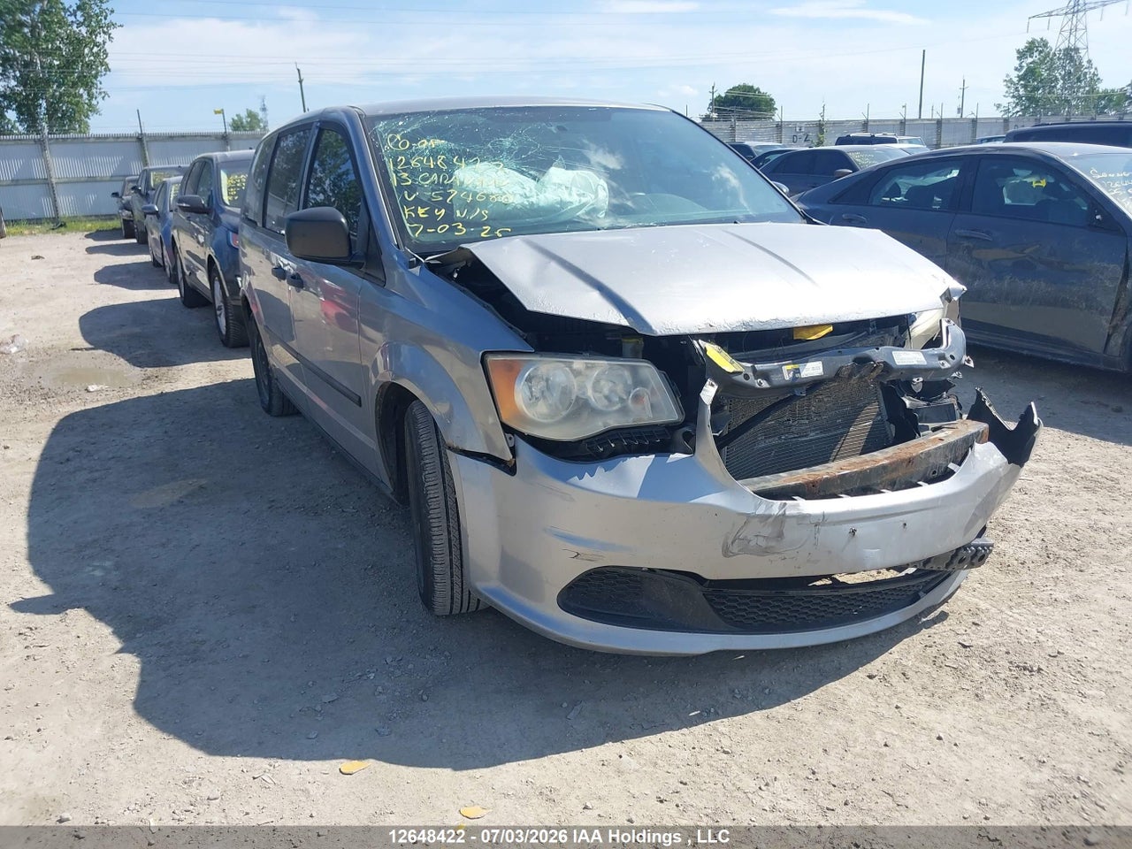 2013 DODGE GRAND CARAVAN SE/SXT thumbnail 2