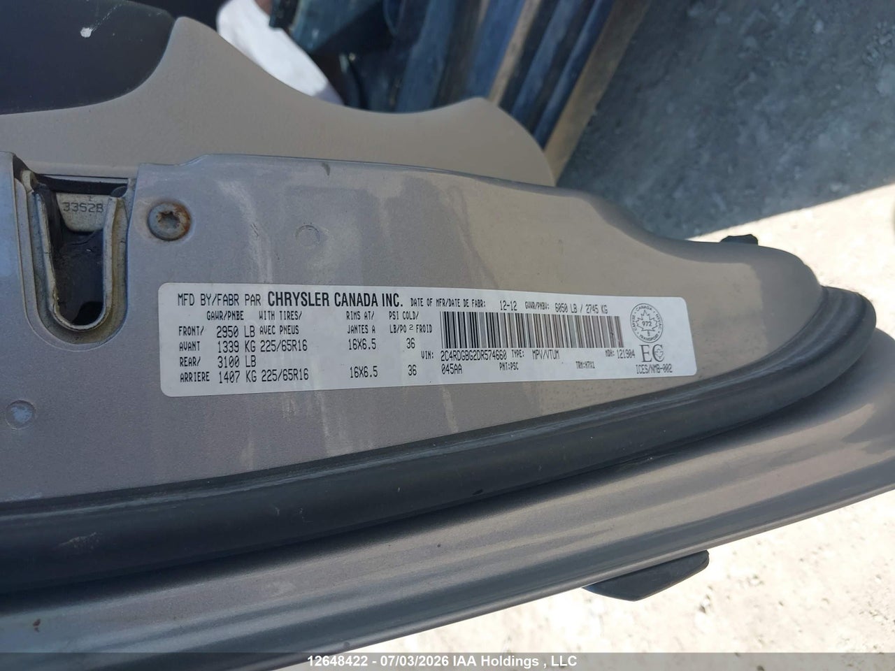 2013 DODGE GRAND CARAVAN SE/SXT thumbnail 10