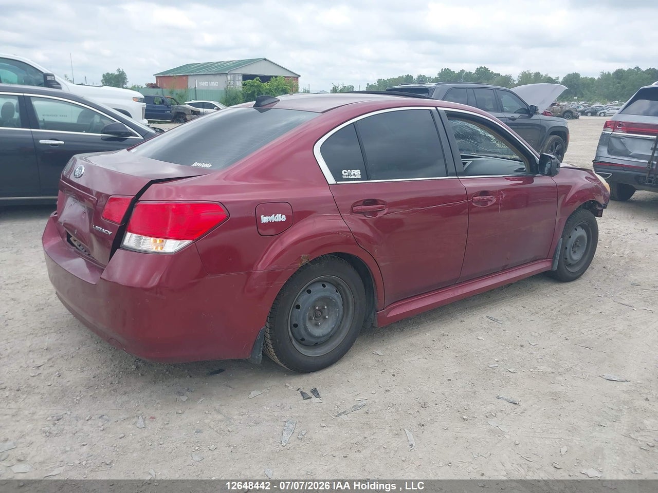 2010 SUBARU LEGACY 2.5I LIMITED thumbnail 5