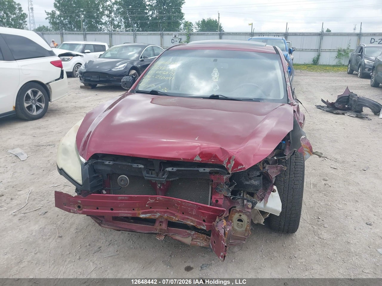 2010 SUBARU LEGACY 2.5I LIMITED thumbnail 7