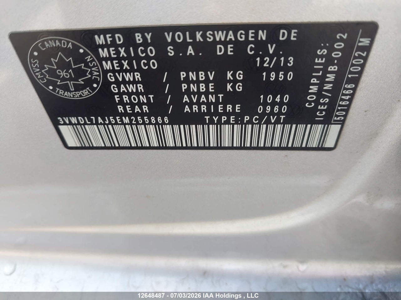 2014 VOLKSWAGEN JETTA TDI thumbnail 10