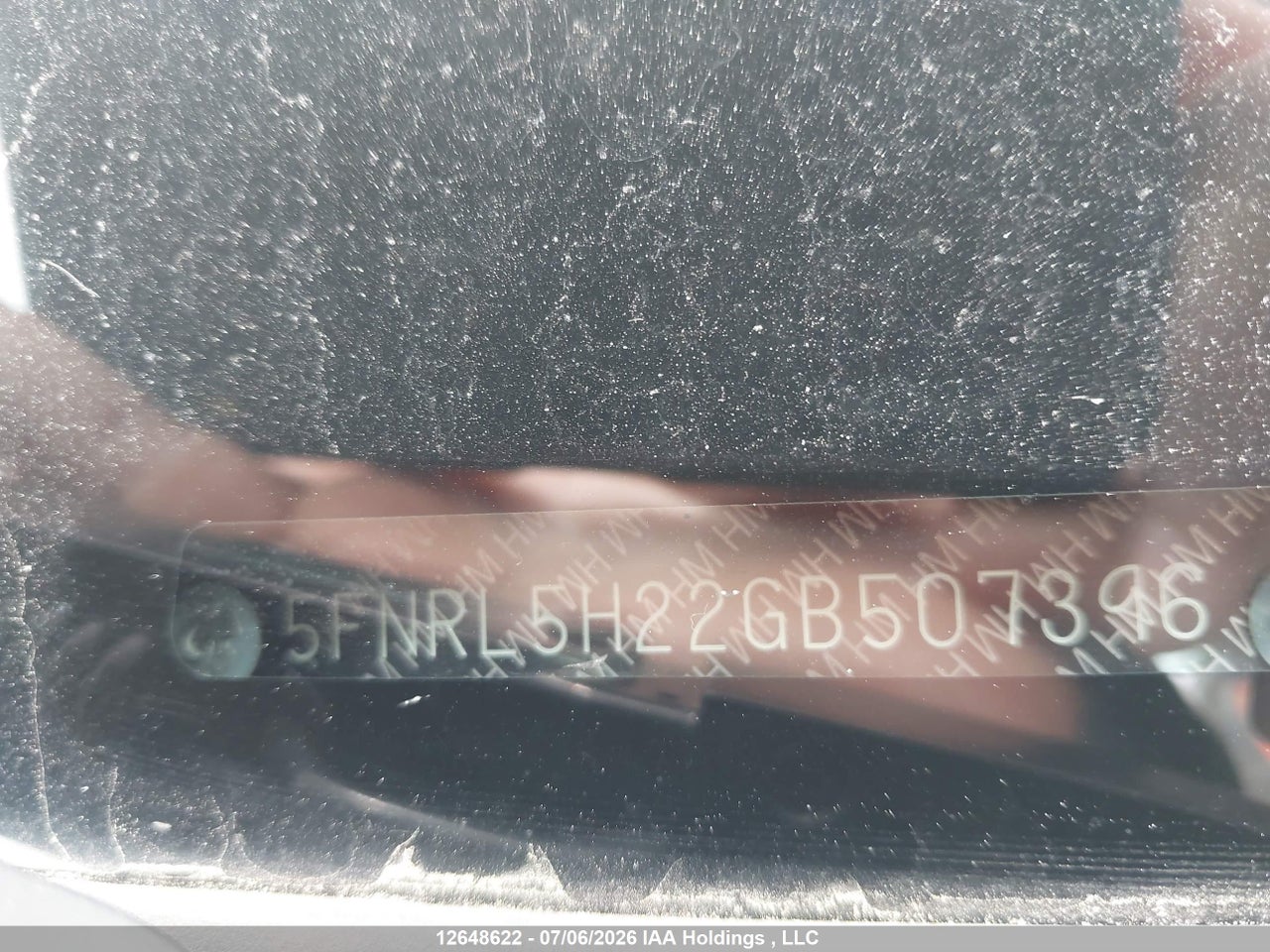 2016 HONDA ODYSSEY LX thumbnail 10