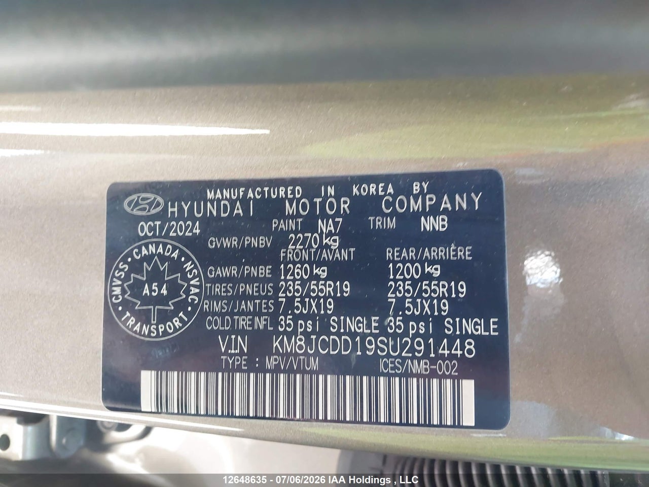 2025 HYUNDAI TUCSON SEL CONVENIENCE thumbnail 10