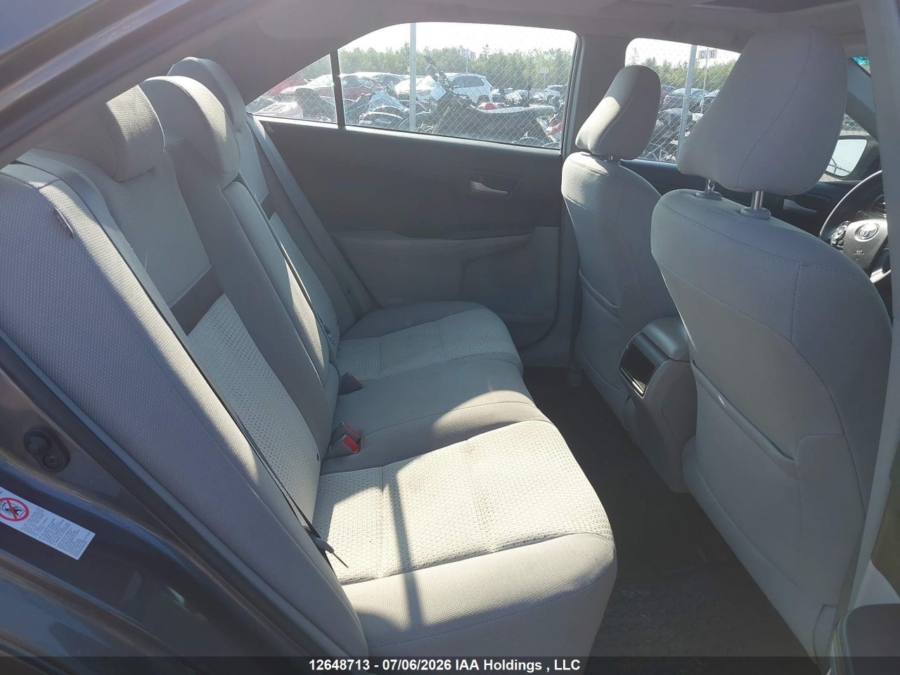 2014 TOYOTA CAMRY LE thumbnail 9