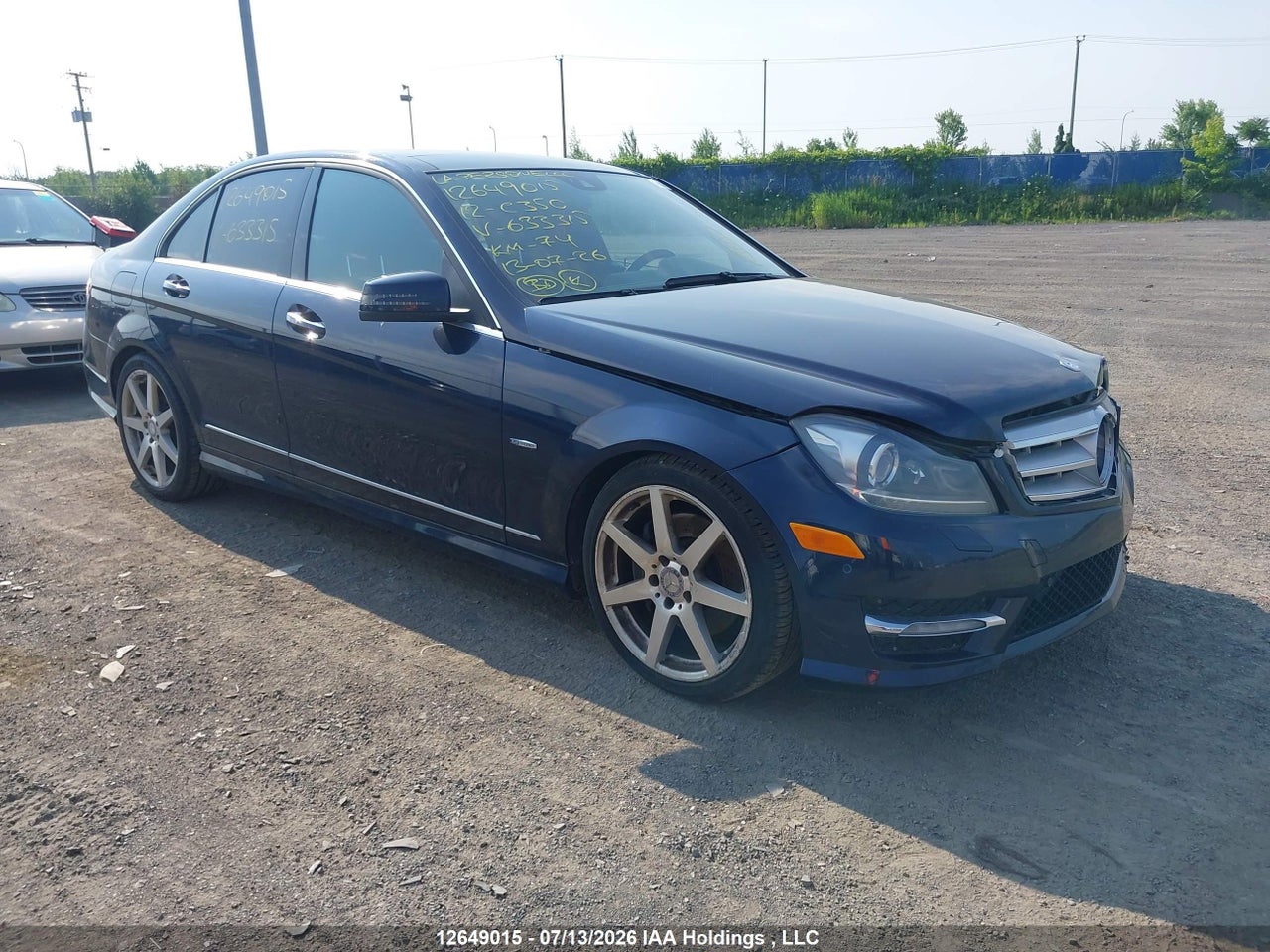 2012 MERCEDES BENZ C-CLASS thumbnail 2