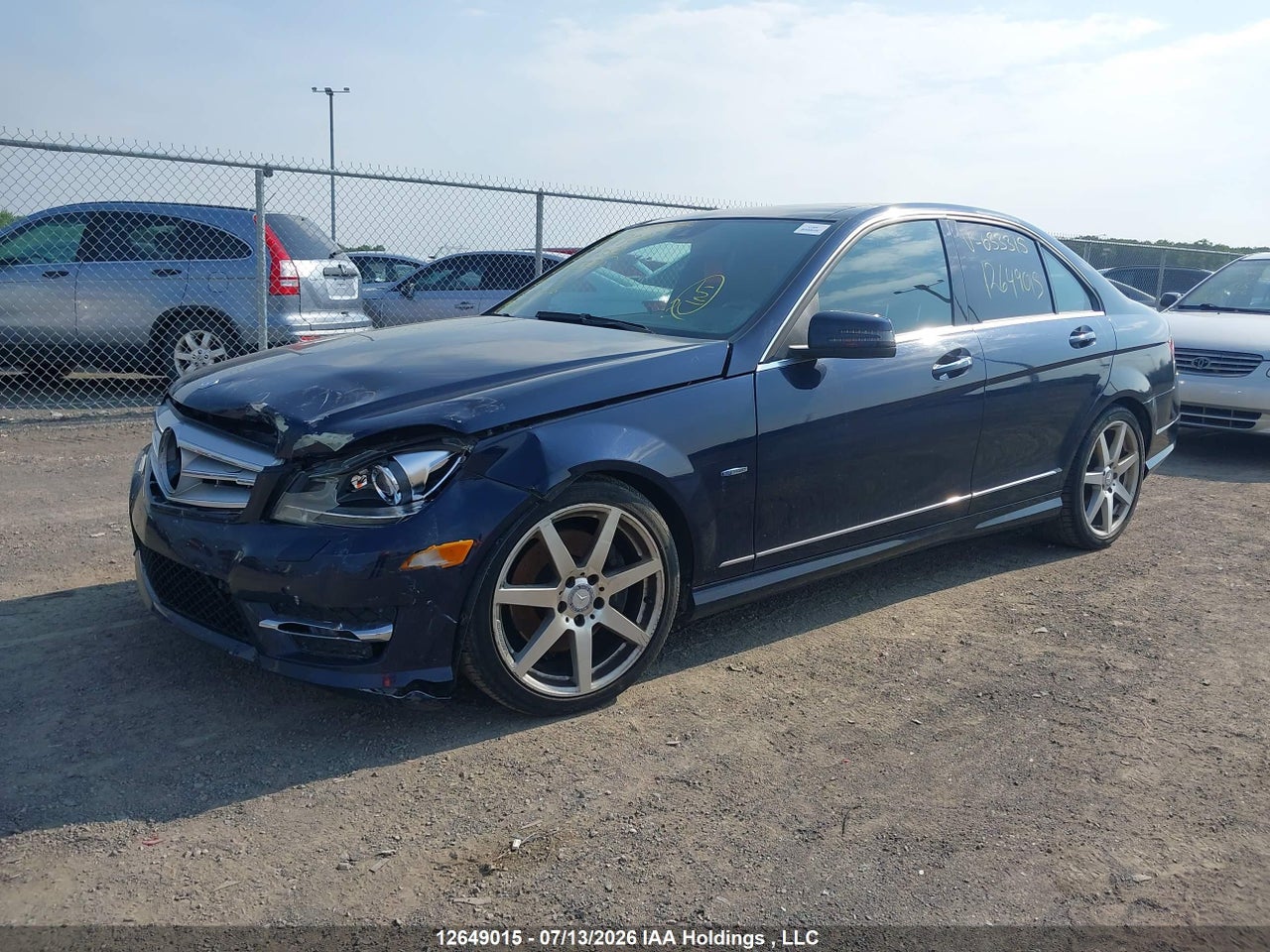 2012 MERCEDES BENZ C-CLASS thumbnail 3