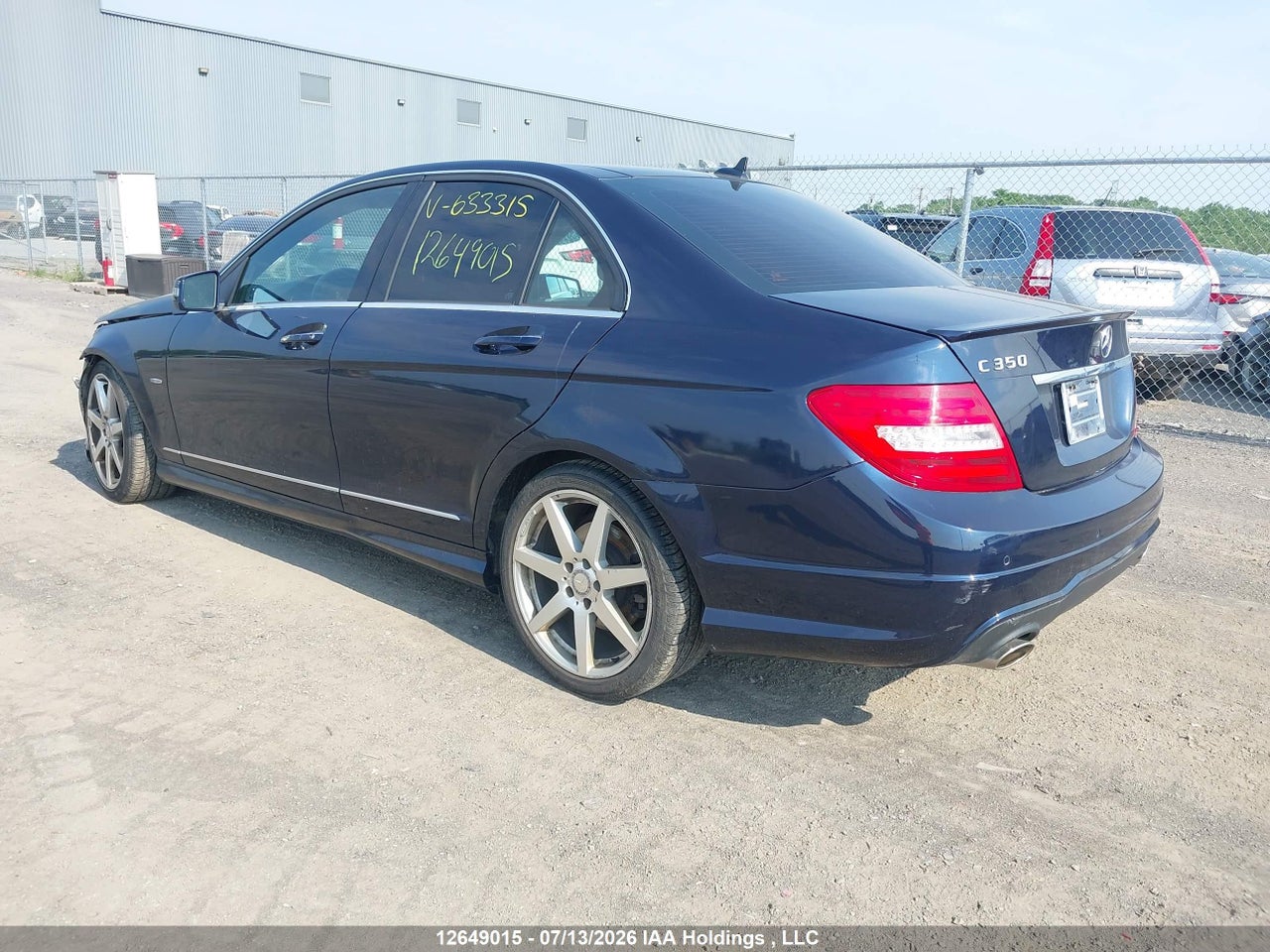 2012 MERCEDES BENZ C-CLASS thumbnail 4
