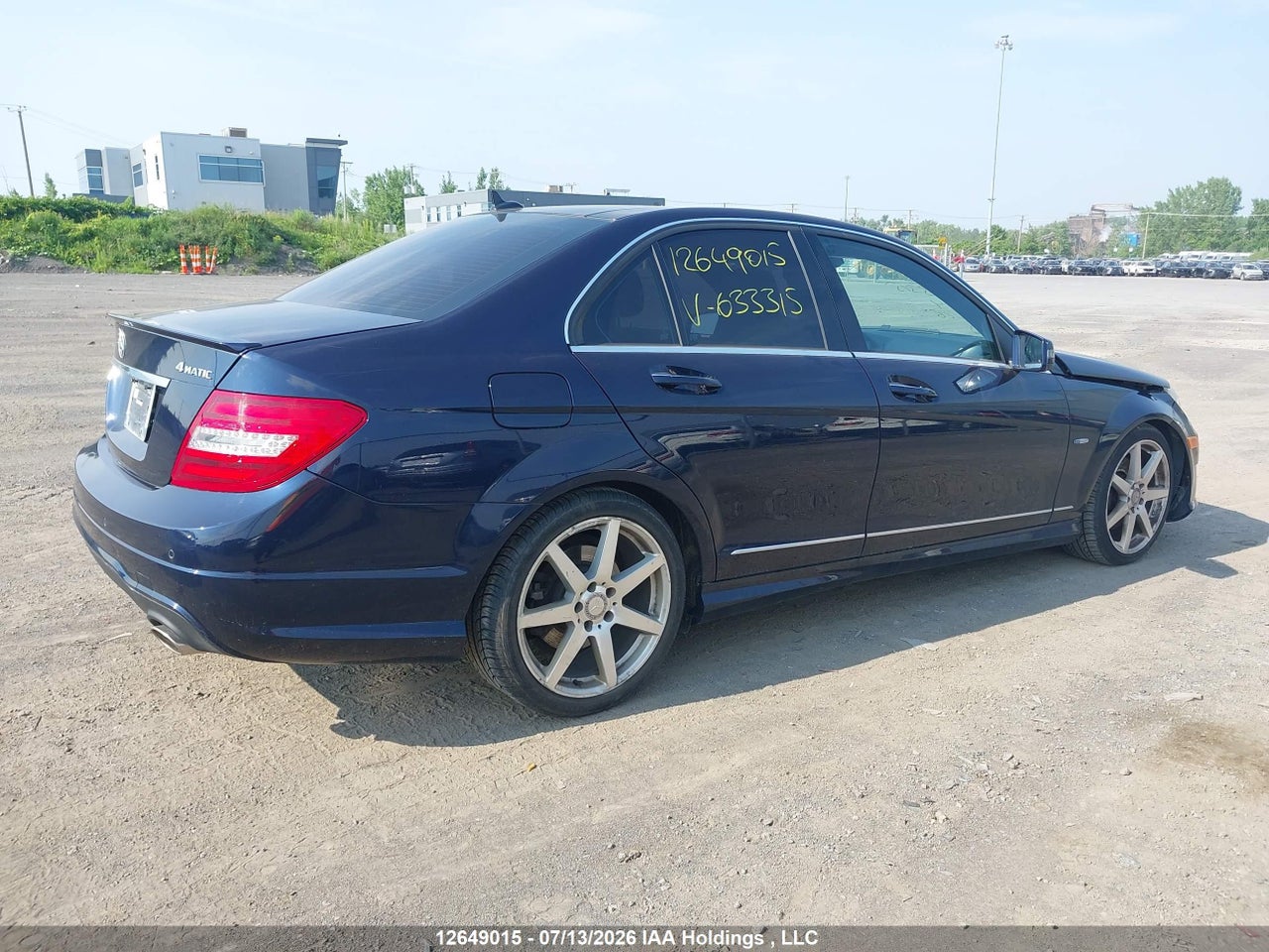 2012 MERCEDES BENZ C-CLASS thumbnail 5