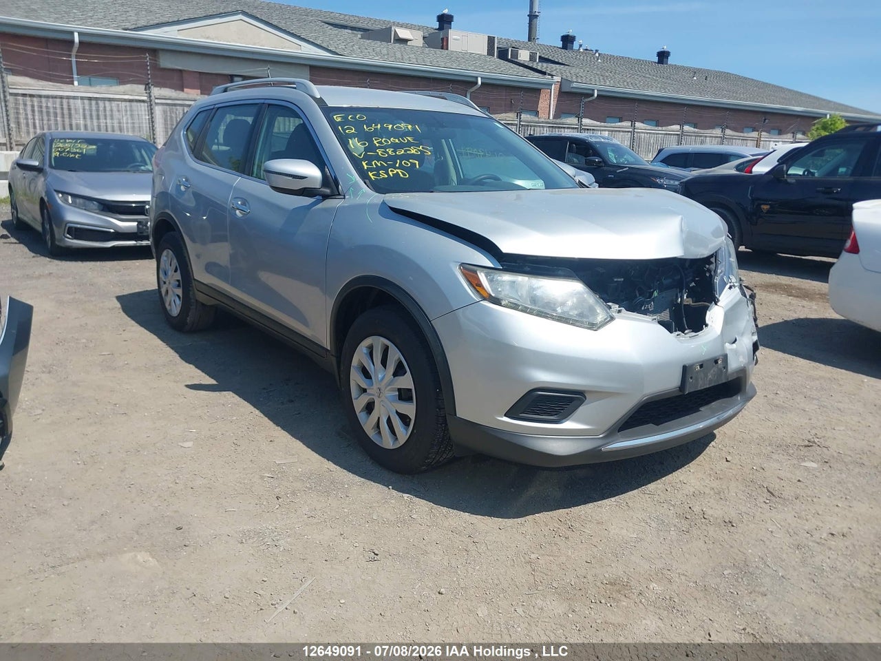 2016 NISSAN ROGUE S/SV thumbnail 2