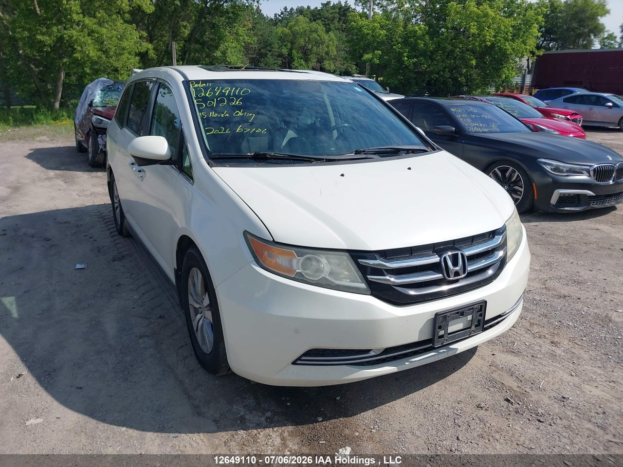 2015 HONDA ODYSSEY thumbnail 2