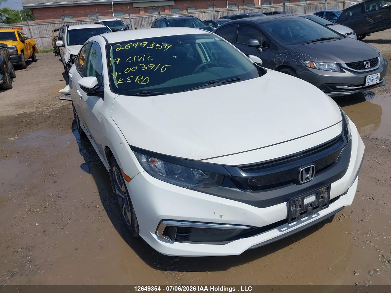 2019 HONDA CIVIC LX thumbnail 2
