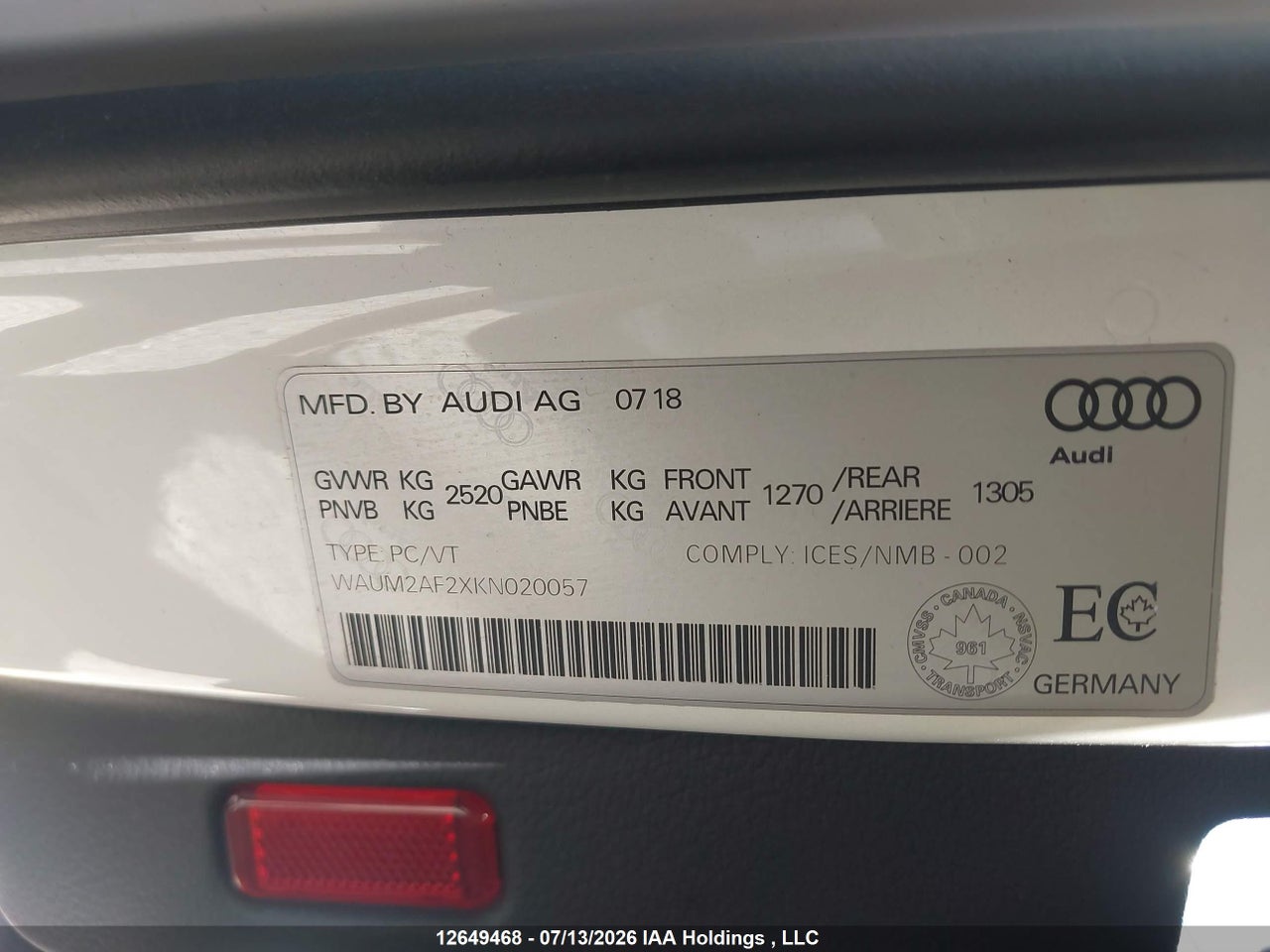 2019 AUDI A6 55 TECHNIK thumbnail 10