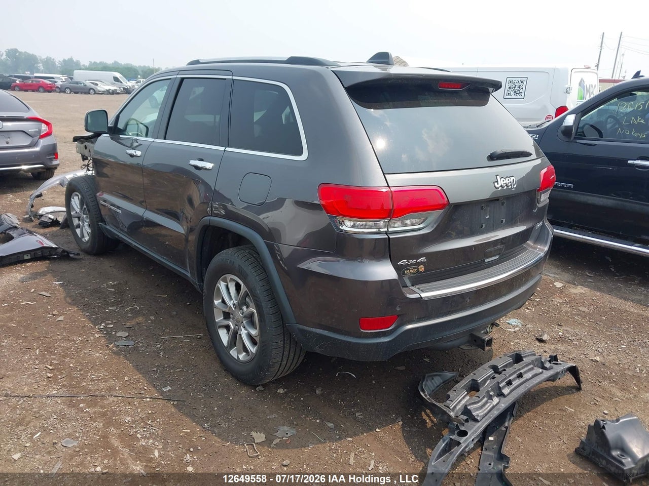 2015 JEEP GRAND CHEROKEE LIMITED thumbnail 4