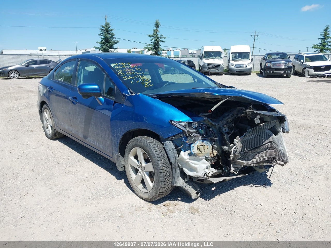 2015 HONDA CIVIC SEDAN thumbnail 2