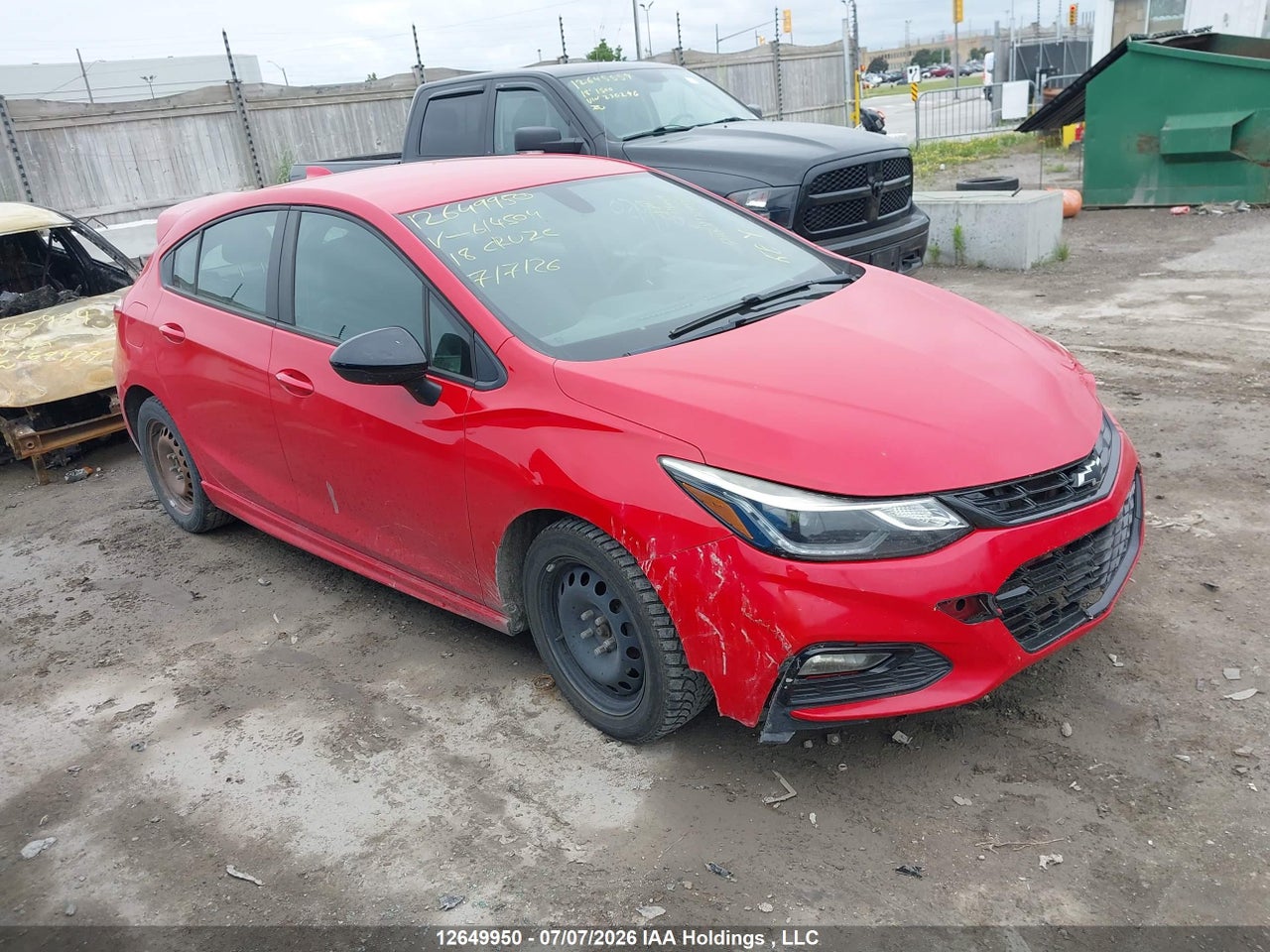 2018 CHEVROLET CRUZE LT AUTO thumbnail 2