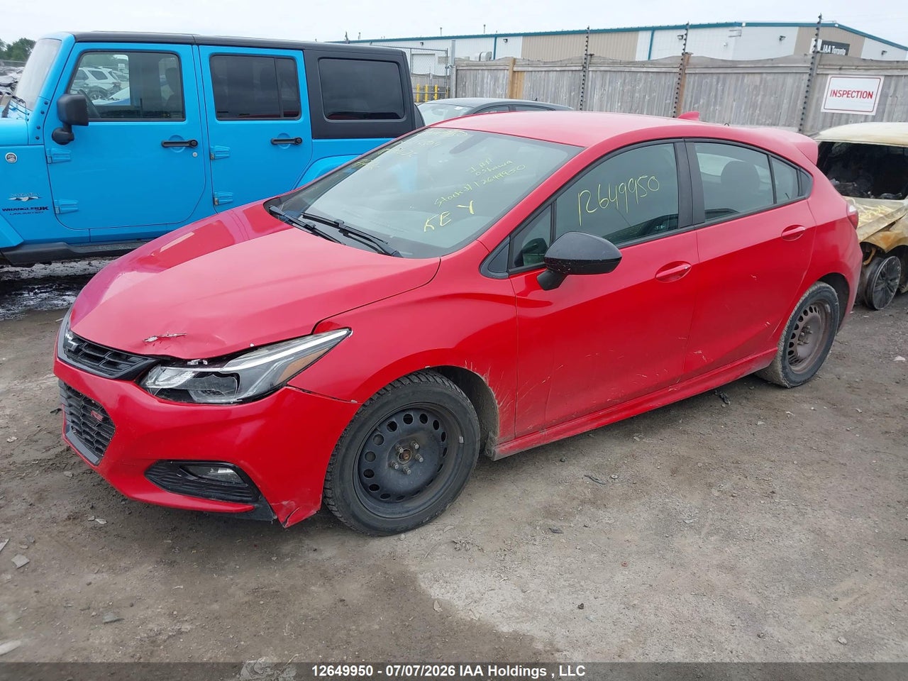 2018 CHEVROLET CRUZE LT AUTO thumbnail 3