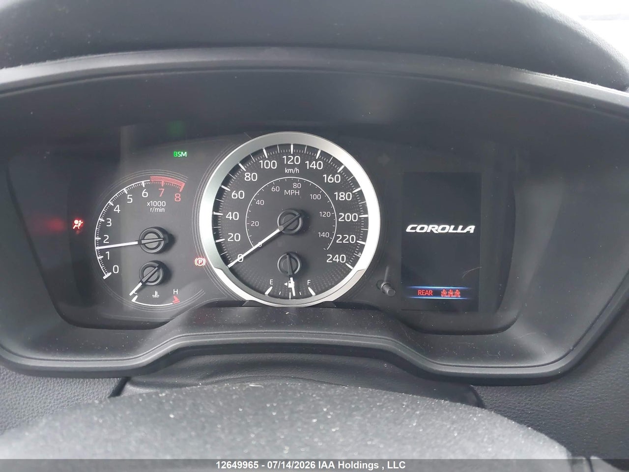2020 TOYOTA COROLLA LE thumbnail 8
