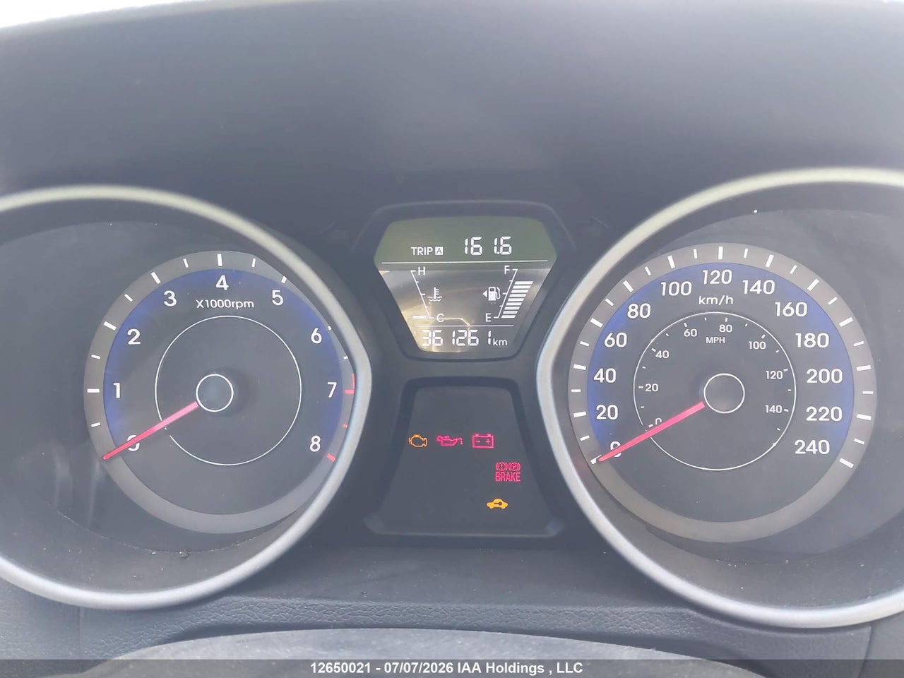 2016 HYUNDAI ELANTRA SE/SPORT/LIMITED thumbnail 8