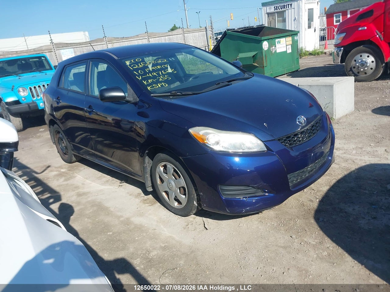 2010 TOYOTA MATRIX WAGON thumbnail 2