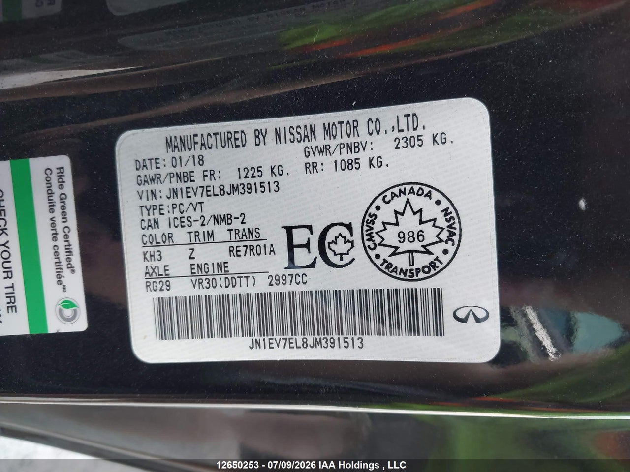 2018 INFINITI Q60 3.0T LUXE/3.0T SPORT thumbnail 10